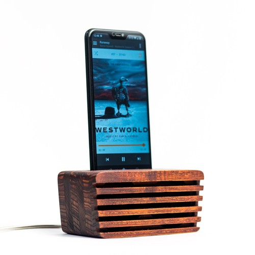 Personalized wood phone - personalized,